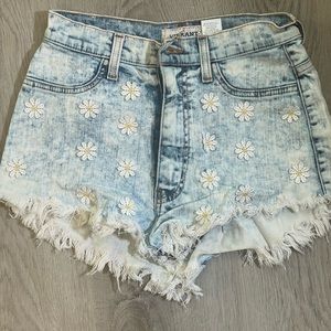 Flower Patched Shorts
